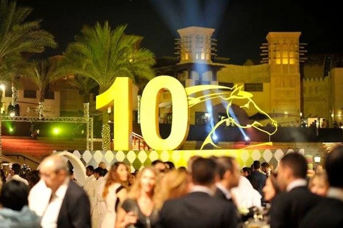 Corporate anniversary celebration at a Dubai resort